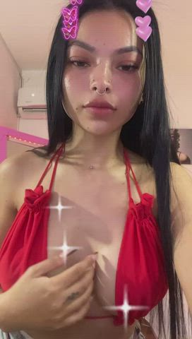 Latina Piercing Sex Tits clip