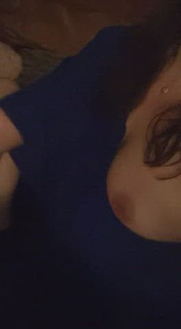 I wish my boobs were big enough for a tit wank, I'll have to buy him one