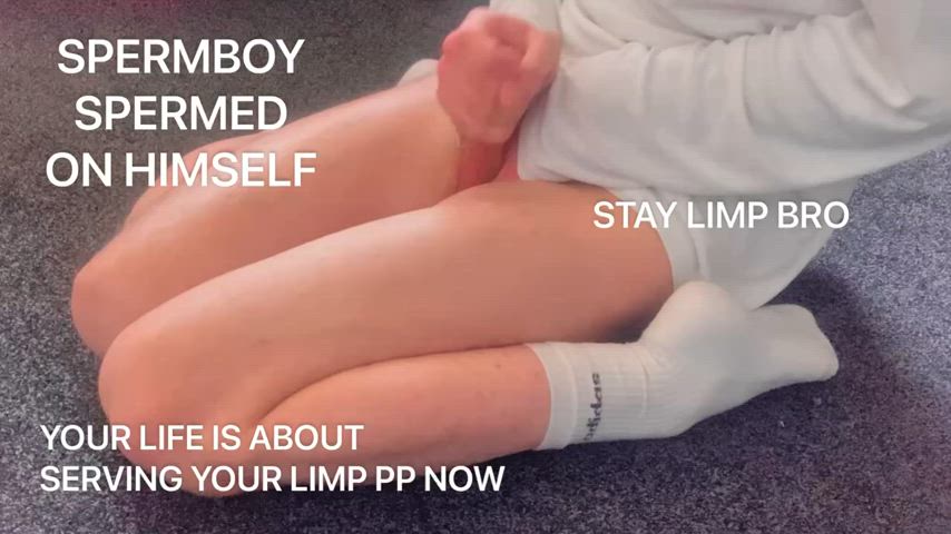 I’m a pathetic limp gooned out sissy and i want to make you as bad as me