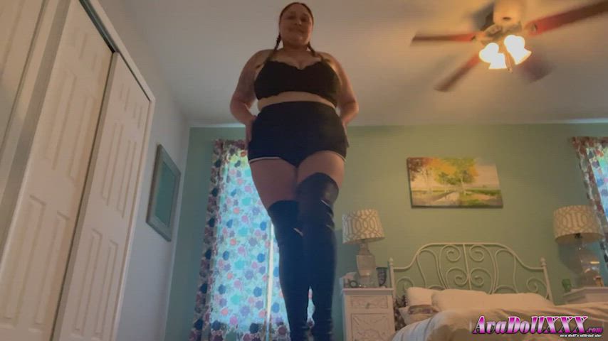 bbw big tits foot fetish milf clip