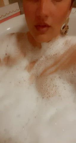 Boobs in bubbles.
