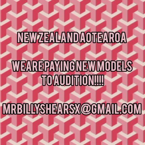 NZ Model Casting - Cash Paid Auditions