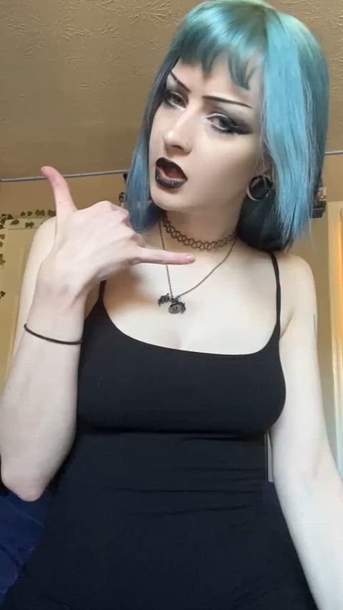 alt amateur ass big tits boobs goth nipples pussy teen tik-tok twerking clip