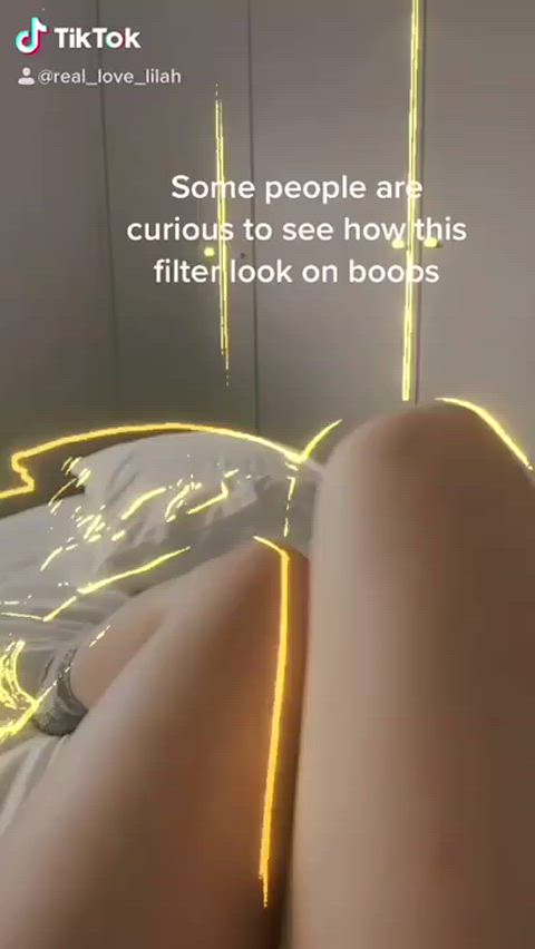 amateur big tits boobs brunette egirl pov reveal selfie teen tiktok amateur-girls