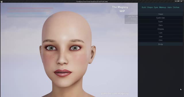 The Magissy - WIP Character Customisation