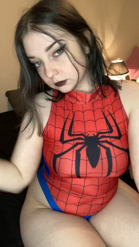 Sexy Emo (Spidergirl) Wants Your Cock [spiderman]