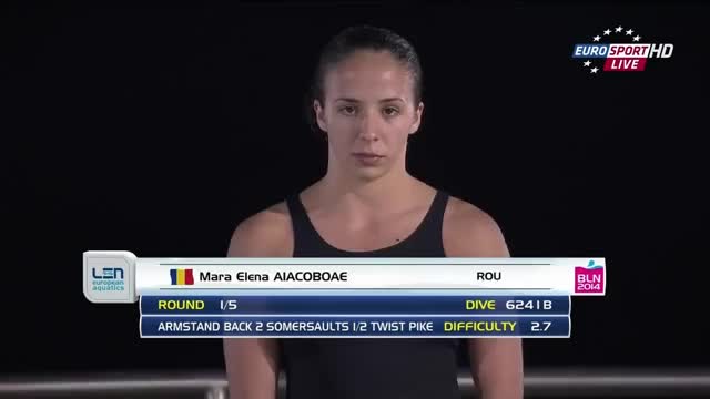 2014 European Aquatics Championships - 10m (Mara Elena Aiacoboae, ROU)