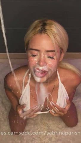 Blonde CamSoda Latina Milking Pornstar Pussy Small Tits Porn GIF [sabrinaparish]😏