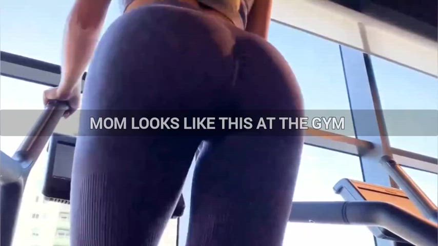 Not only dad likes that mom goes to the gym