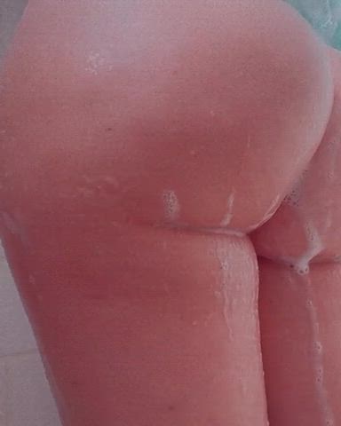 ass big ass booty shower soapy solo wet wet and messy white girl clip