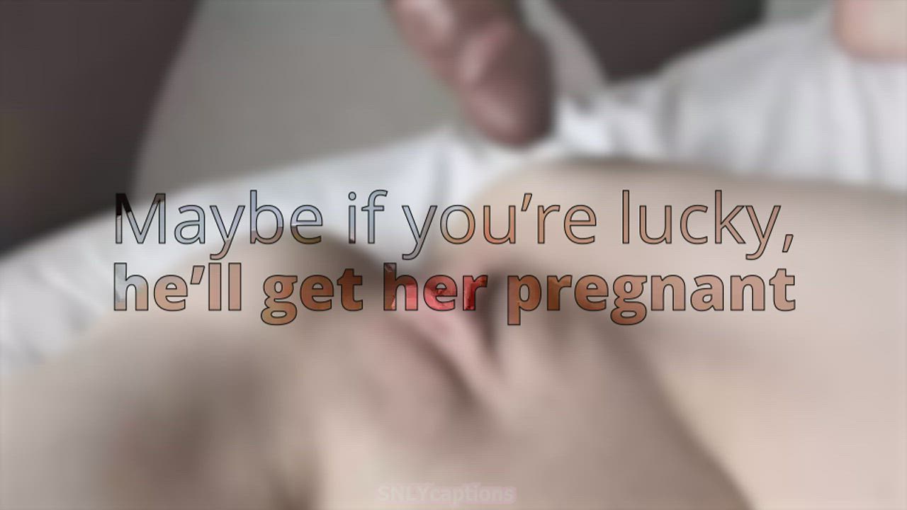 BBC Bareback Caption Cuckold Hotwife Interracial Pregnant Sharing clip