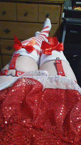 cock femboy girl dick knee high socks sissy sissy slut skirt twink clip