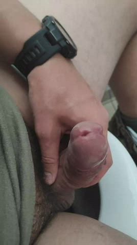 My balls are so full. Made a mess just by edging and pushing. No orgasm