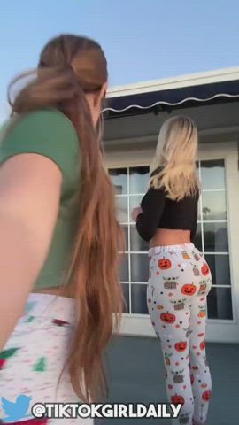 18 years old amateur ass bouncing bubble butt dancing onlyfans teen tiktok clip