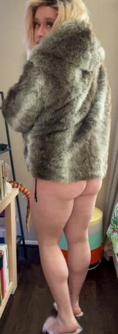daddy bought me a new fur coat
