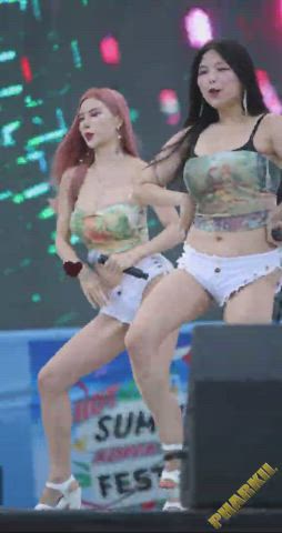 asian ass cute jiggling korean model clip