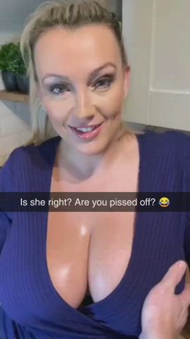 amateur big tits cheating cuckold cum cum on tits cumshot hotwife titty fuck clip