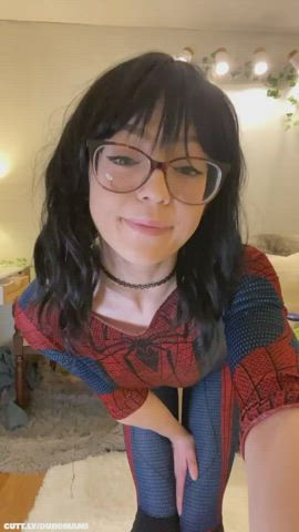 Ass Cosplay Costume Cute Glasses Petite Pretty Pussy Teen clip