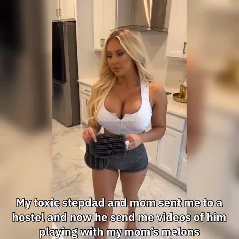 blonde boobs bully cleavage cuckold humiliation mom son step-dad cuckolding interracial-submissive-cuckold