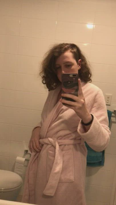 How badly do you want to be inside my bathrobe?