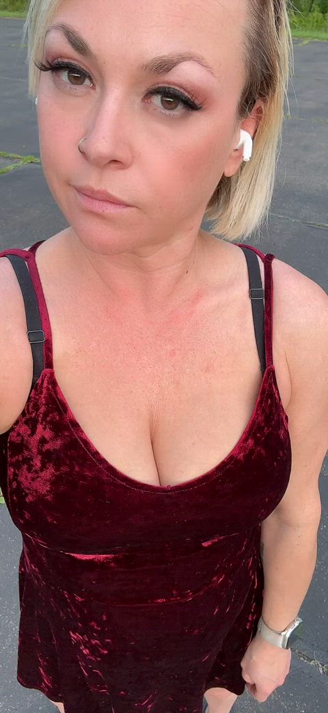 big tits blonde boobs tits selfie clip