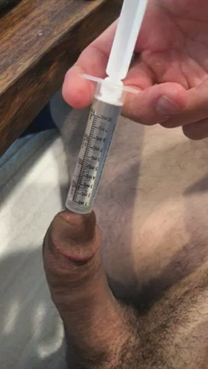 Injecting the lube is so fun!