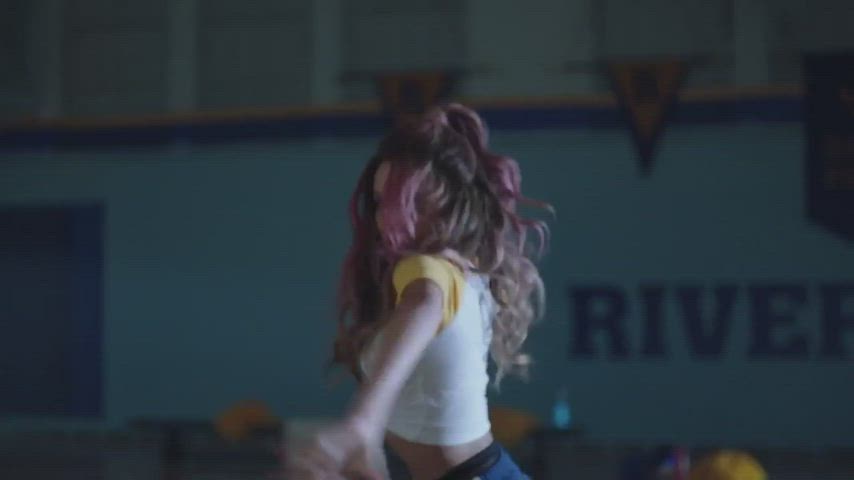 Cheerleader Dancing Ebony clip