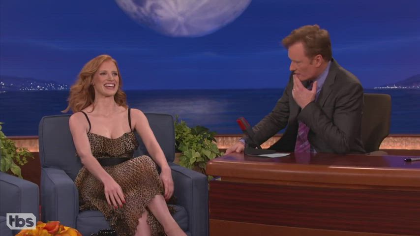 Bouncing Tits Cleavage Jessica Chastain clip