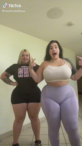 bbw big ass big tits chubby tiktok clip