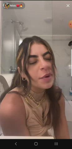 bathroom nipslip tiktok clip