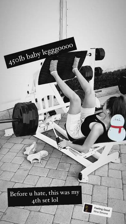Fitness Gym Legs clip