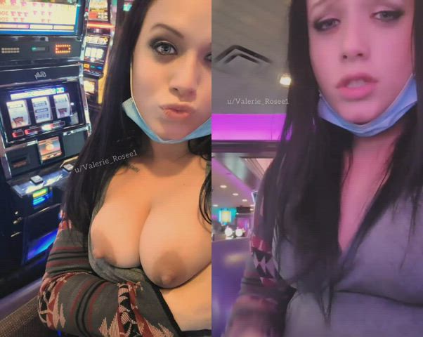 When I was pregnant &amp; played with myself in the casino. I got kicked out