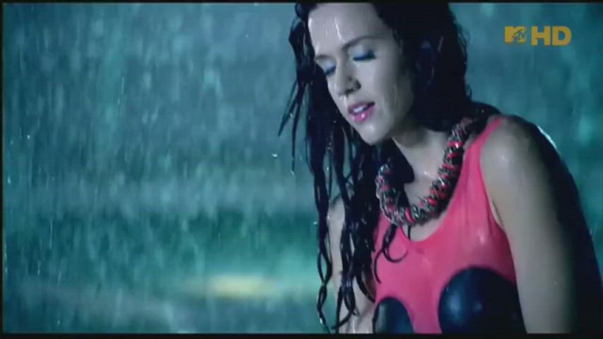 big tits boobs celebrity katy perry leather legs nipples star wet clip
