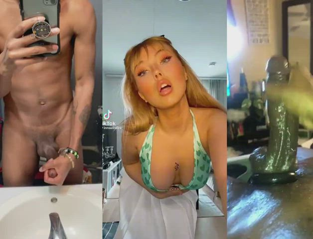 Anal BBC BabeCock Cum Interracial Orgasm PMV POV Split Screen Porn clip
