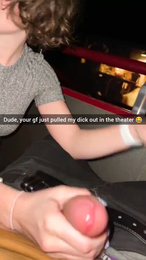 Your friend went to see a movie with your gf, and he sends you this...