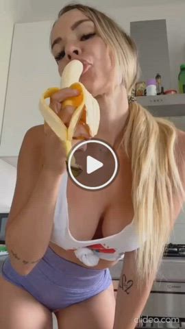 blonde blowjob fetish food fetish clip