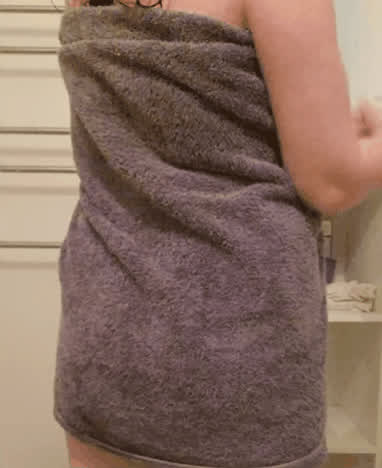 Booty First Time Towel clip