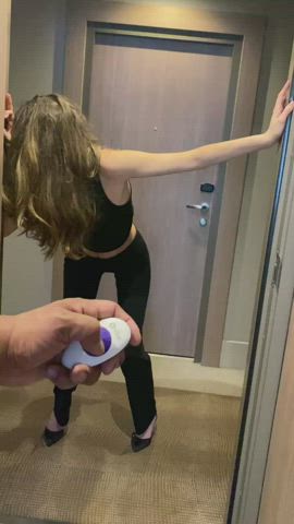 Making her cum in the hotel corridor - West London (OC)