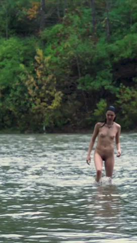 Margaret Qualley telling you it’s alright to ogle her wet and naked body