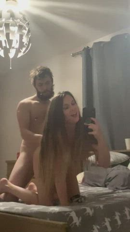 Wanna watch me take daddy’s dick from behind like a good little girl until I cum