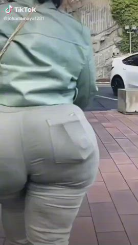 Ass BBW Big Ass Booty Candid Intense Jeans Thick Tight clip