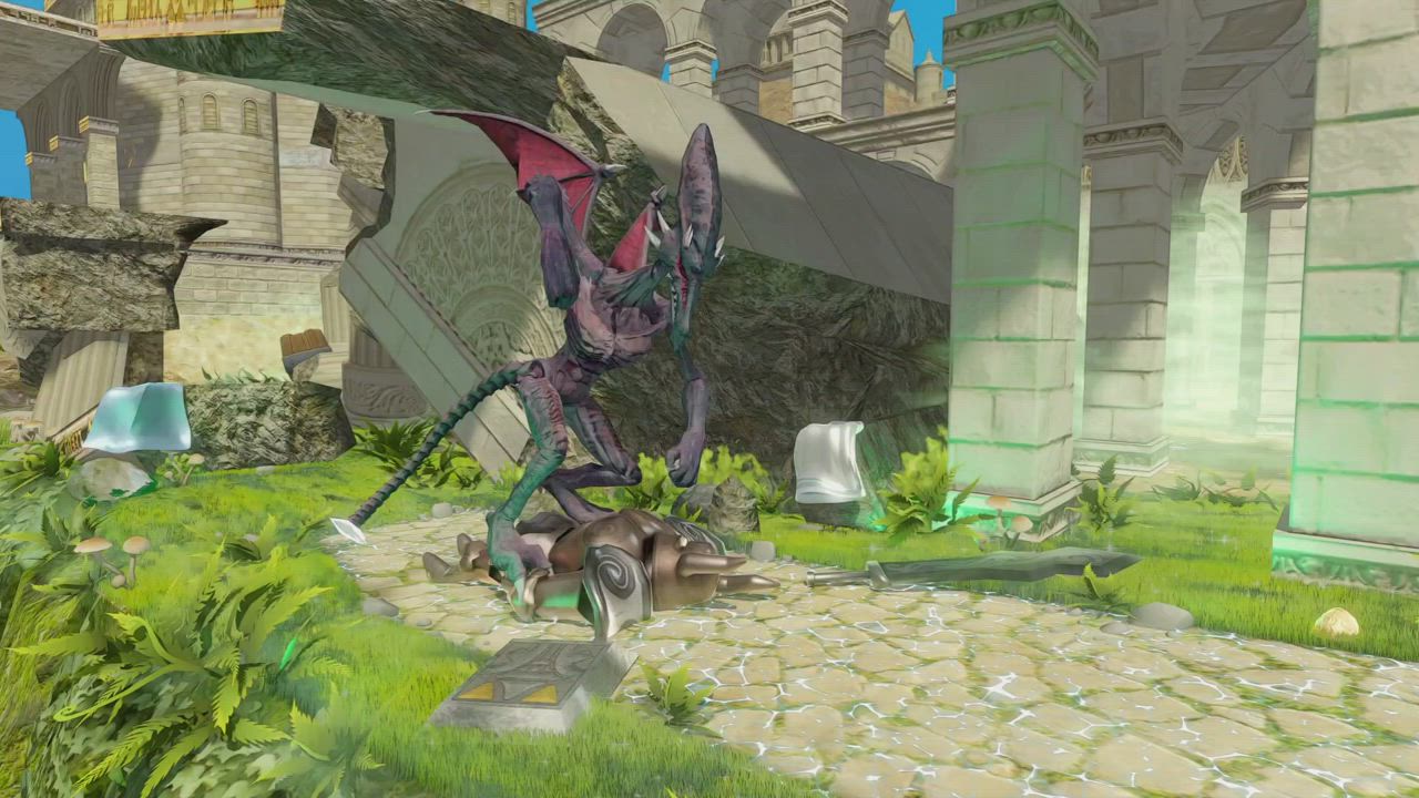 Zelda and Ridley (Chikipiko) [Super Smash Brows]
