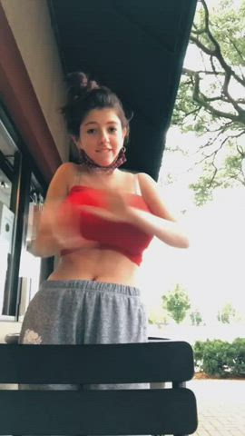 Boobs Dancing TikTok clip