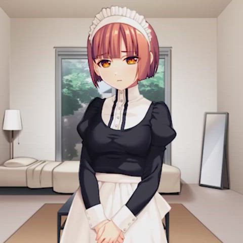 cute hentai maid clip