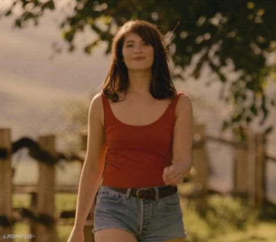 booty gemma arterton jean shorts clip