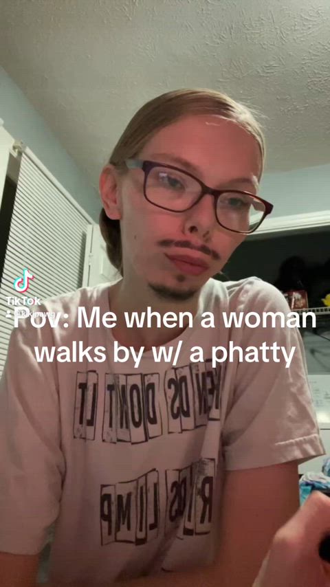 blonde funny glasses tiktok silly clip