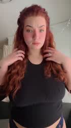 Busty Redhead Titty Drop clip