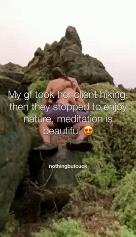 If it get her repeat clients 🤷🏽‍♂️ go ahead and get connected with nature