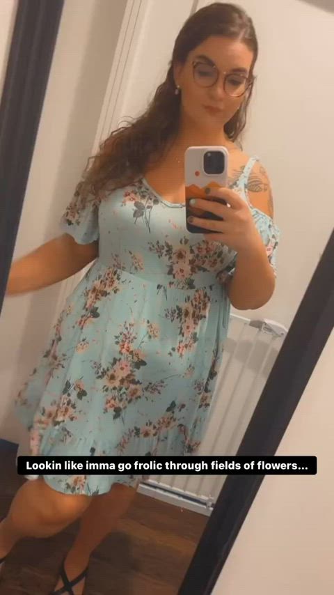 bbw cute dress innocent onlyfans pretty sfw slimthick sweet thick clip