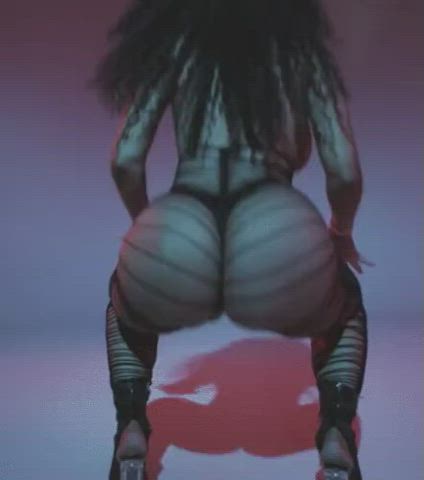 Big Ass Big Tits Bubble Butt Celebrity Ebony Nicki Minaj See Through Clothing Twerking